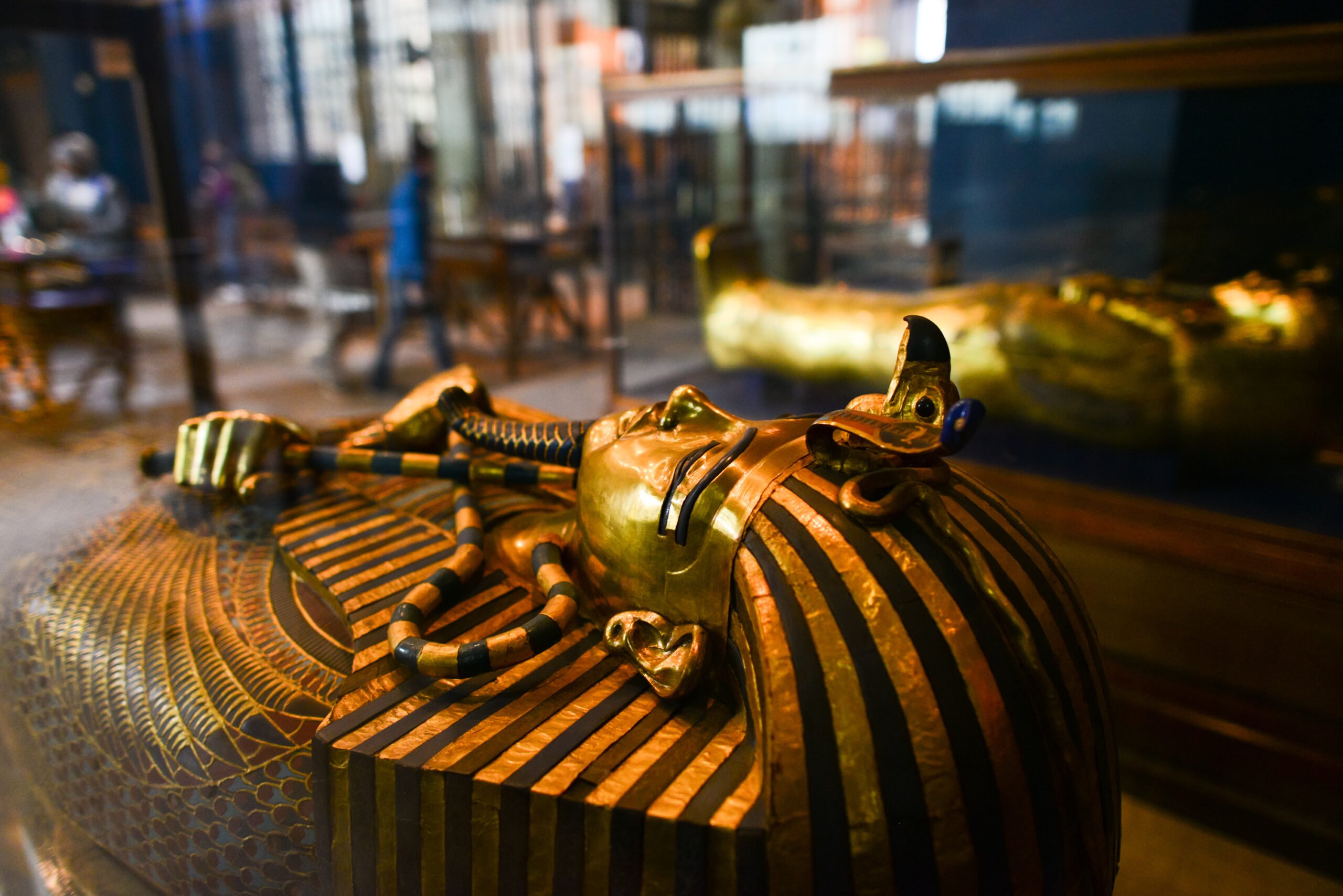 Cairo,,Egypt,-,January,02,2016,:,Tutankhamen's,Coffin,In