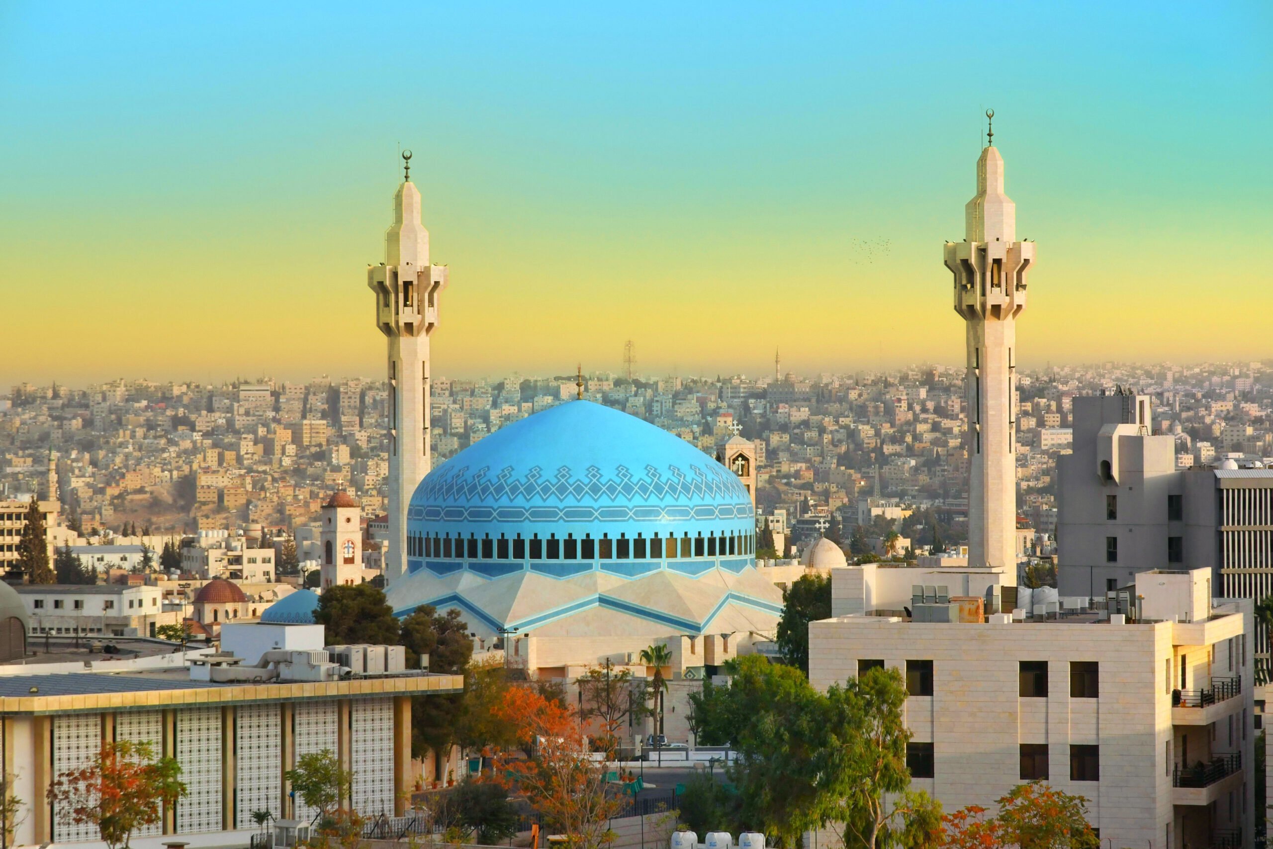 King,Abdullah,Mosque,In,Amman,Jordan